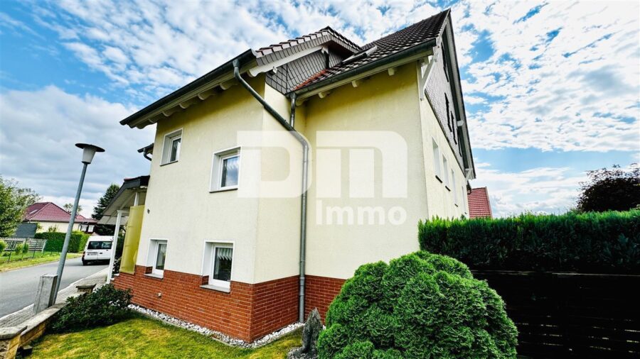 Schönes Mehrfamilienhaus geteilt nach WEG mit umfangreichen Nutzflächen und Traumgrundstück - Front / Seitenansicht